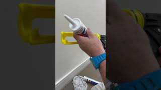 How to use CAULKING gunby the professional painter [upl. by Milla771]