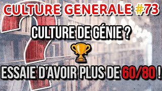 Quiz de Culture Générale  défi de 80 Questions diverses  culturegénérale [upl. by Alessandro]