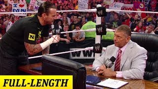 CM Punk negotiates his contract with Mr McMahon [upl. by Zil955]