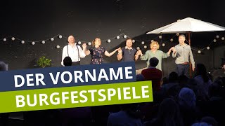 Burgfestspiele Mayen überzeugen mit französischer Komödie “Der Vorname” [upl. by Alys]