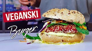 Kako napraviti Veganski BurgerHow To Make a Vegan Burger [upl. by Shanleigh773]