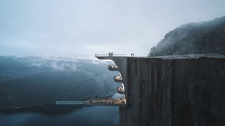 Cliff Concept Boutique Hotel in Prekeistolen Norway by Hayri Atak Architectural Design Studio [upl. by Acalia]