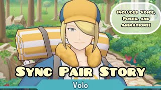 Volo Sync Pair Story amp Voice Poses and Animation  Pokémon Masters EX [upl. by Lemart]