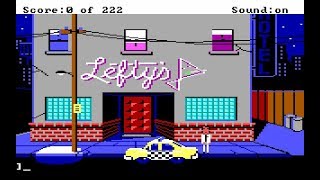 Leisure Suit Larry PCDOS 1987 Sierra OnLine AGI EGA [upl. by Jaworski]