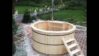 Ciubar din lemn  jacuzzi de exterior [upl. by Scurlock36]