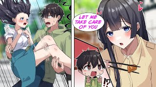 Manga Dub I caught the girl who fell from the sky and got hospitalized RomCom [upl. by Nerwal]