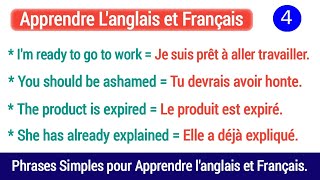 Phrases Simples Pour Apprendre langlais et Français  Partie  4  Easy Sentences To Learn French 🔥 [upl. by Enriqueta]