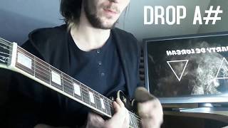 Drop tuning demo Whammy DT [upl. by Secnarf909]