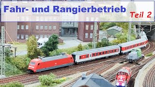 Lokwechsel am ICN  Fahr und Rangierbetrieb Teil 2 h0 märklin modellbahn roco [upl. by Siurad529]