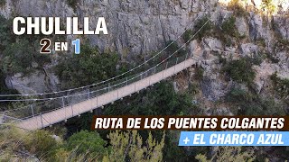 Ruta de los puentes colgantes y el charco azul en Chulilla  Valencia [upl. by Enenej711]