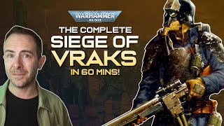 THE SIEGE OF VRAKS in 60 mins with Moving Maps  Warhammer 40k Lore [upl. by Lianne]