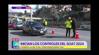 Inician los controles del SOAT 2024 [upl. by Ahtel646]