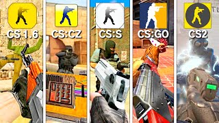 CounterStrike Gameplay Evolution 2000  2024 [upl. by Ettenoj]