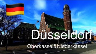 Düsseldorf  Oberkassel amp Niederkassel Germany NRW In 4K [upl. by Daisey]