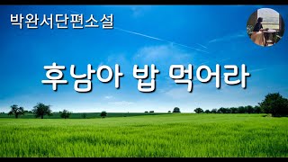 후남아 밥 먹어라박완서늙고 병든 어머니를 생각하는 딸의 마음과 딸을 생각하는어머니의 애잔한 마음이 전해지는 [upl. by Aicemat]