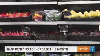 SNAP benefits to increase this month [upl. by Akimaj551]