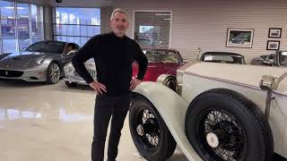 Startup Video  1925 RollsRoyce Silver Ghost Pall Mall Phaeton [upl. by Junno17]