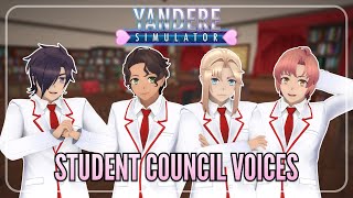 1980s Student Council Voices  Yandere Simulator Concept [upl. by Ashford146]