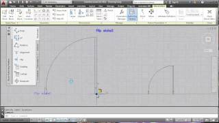 AutoCAD Dynamic Block Flip and Visibility [upl. by Sonitnatsok]