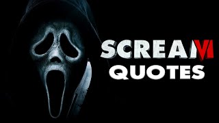 Ghostface Quotes  Scream VI 2023 [upl. by Ferullo]