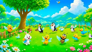 Ring Around the Rosies  Nursery Rhymes  Kids Songs  Fun and Learning [upl. by Kerrison]