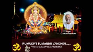 IRUMUDIYE SUMANTHU VANTHEN SWAMI AYYAPPAN TAMIL DEVOTIONAL TSRADHAKRISHNAJI SINGER [upl. by Koser]