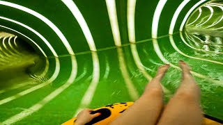 Magic RAFT WaterSlide at Plopsaqua HannutLanden [upl. by Teahan]