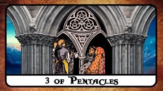 3 of Pentacles Tarot Card Meaning ☆ Reversed Secrets History ☆ [upl. by Zakaria]