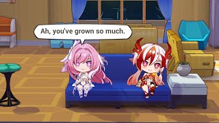 Elysia Meets Fu Hua Again  Elysia Wholesome Interaction With Fu Hua  Honkai Impact 3rd [upl. by Amanda]