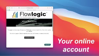 FlowLogic  Online account overview [upl. by Hanny907]