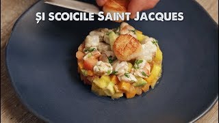 Ceviche de fructe de mare cu scoici [upl. by Enoval147]