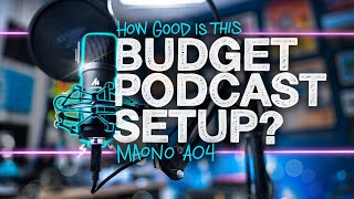 Budget Podcast Kit Review Maono AUA04 [upl. by Chill]