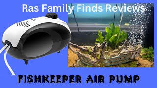 Honest Review of Air Pump by Fishkeeper [upl. by Socha427]