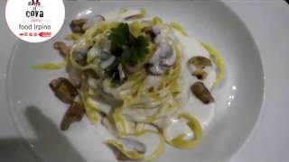 Tagliatelle ai funghi porcini con colatura di provola [upl. by Okin]