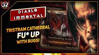 Tristram Cathedral  Full of BUGS amp Not Speed Dungeon  Risk amp Rally  Diablo Immortal [upl. by Raji780]