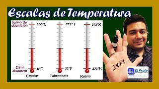 Escalas de Temperaturas  Celcius  Fahrenheit  Kelvin [upl. by Iey]