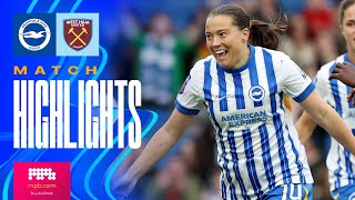 HIGHLIGHTS  Brighton v West Ham  Womens Super League [upl. by Lloyd]