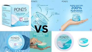 PONDS Super Light Gel  PONDS Light Moisturiser Comparison [upl. by Mireielle15]