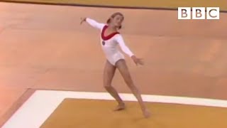 Soviet gymnast Olga Korbut charms the World  Faster Higher Stronger  BBC [upl. by Ahsiekyt]