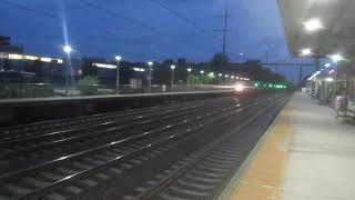 NJ Transit Train 3873 amp Amtrak 80 Carolinian [upl. by Eerhs389]