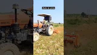 Jhota 🚜dabda ni💪  tractorlover shorts villagelife farming rotavator 60mukadme [upl. by Swann346]