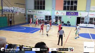 Live alimentato dallapp Swish Live MANERBIO VS YES BASKETBALL [upl. by Ernald]