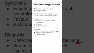 Minimal change disease [upl. by Kreiner]