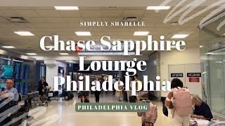 Chase Sapphire Reserve Philadelphia  Airport Lounge Review [upl. by Suirred815]