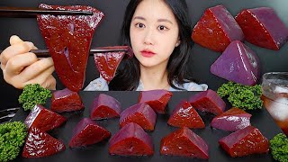 간으로 철분 보충하기🩸생간 먹방  Raw Liver  ASMR MUKBANG  Eating Show [upl. by Kenimod247]