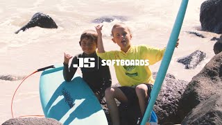 Flame Fish Softboard grom review with Dingo Ikey and Grayson [upl. by Secrest]