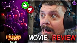 From Nightmare to Reality A Shocking Five Nights at Freddys Movie  REVIEW GOOD or BAD [upl. by Skippy279]