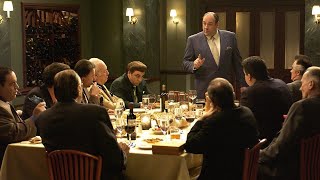 Tonys Speech To Soprano Family Captains And Soldiers  The Sopranos HD [upl. by Attenoj]