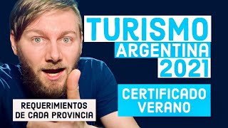 TURISMO en Argentina 🇦🇷 Nuevos requisitos para cada provincia  👉🏻CERTIFICADO VERANO☀️👍🏻 [upl. by Cirad127]