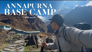 Annapurna Base Camp Trek A Journey Through Paradise  4130 meters  2024  ABC [upl. by Edijabab]